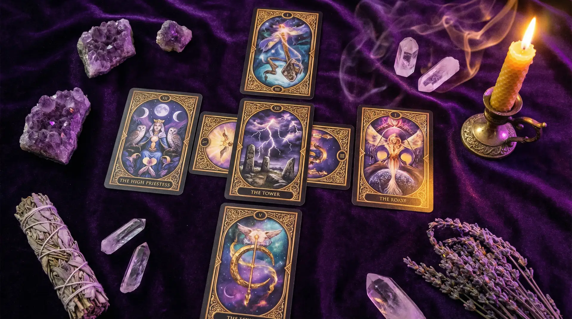 塔罗牌阵 - 今日吃瓜 | 凯尔特十字牌阵